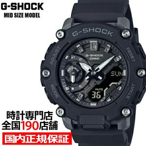 G-SHOCK ミッドサイズ 2200シリーズ GMA-S2200-1AJF メンズ レディース 腕時計 電池式 アナデジ ブラック 国内正規品 カシオ｜theclockhouse