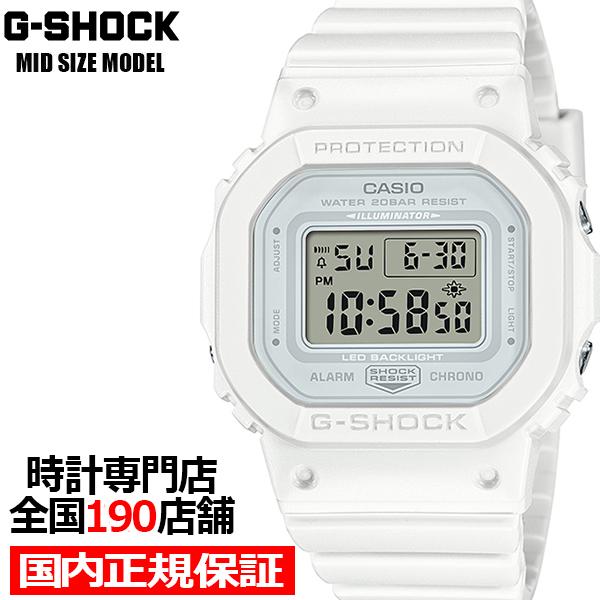 G-SHOCK ミッドサイズ スクエア ワントーンカラー GMD-S5600BA-7JF メンズ レ...