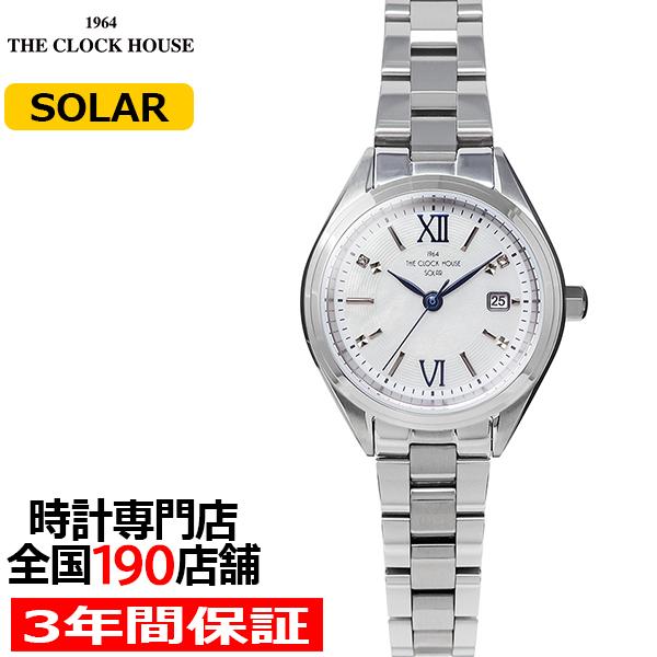 ザ・クロックハウス ビジネスカジュアル スマイルダイヤモンド LBC1008-WH1A レディース ...