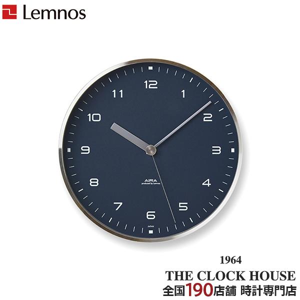 タカタレムノス 掛け時計 カーサ エアラ クオーツ 電池式 ネイビー スイープセコンド LC18-0...