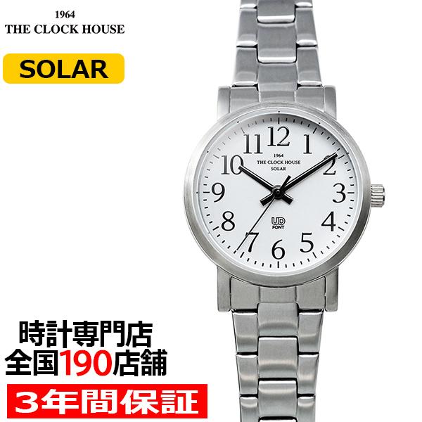 ザ・クロックハウス UD ユーディー 28mm LUD1002-WH1A レディース 腕時計 ソーラ...