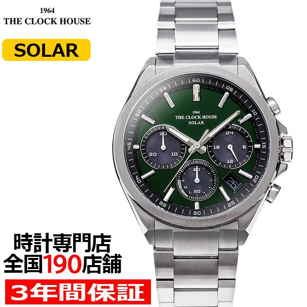 ザ・クロックハウス エッジ ソーラー クロノグラフ MBC1008-GR1A メンズ 腕時計 ビジネ...