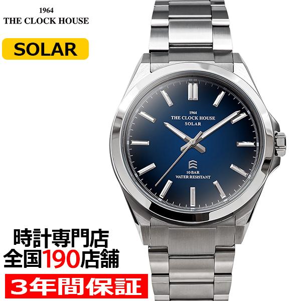 ザ・クロックハウス エッジ ソーラー 3針 グラデーション MBC1009-NV1A メンズ 腕時計...
