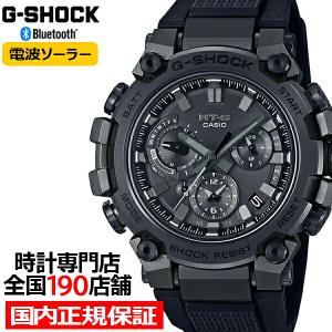 G-SHOCK MT-G MTG-B3000シリーズ MTG-B3000B-1AJF メンズ 腕時計 電波ソーラー Bluetooth ブラック 国内正規品 カシオ｜theclockhouse