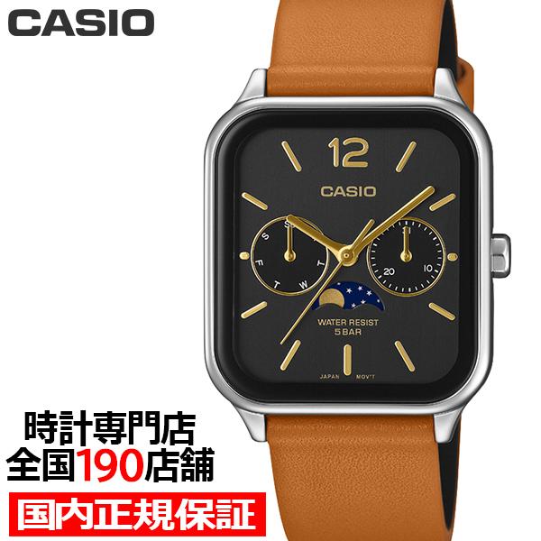 カシオ コレクション 角型 ムーンフェイズ MTP-M305L-1AJF メンズ レディース 時計 ...