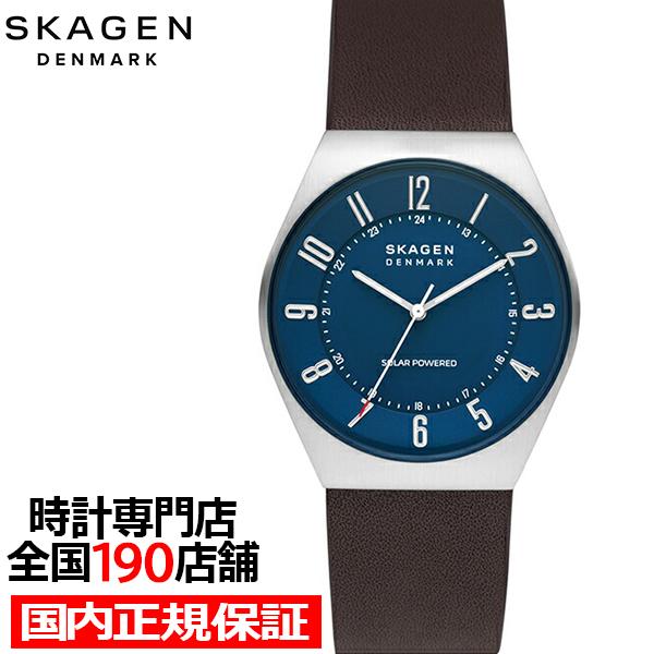 スカーゲン GRENEN グレーネン SKW6838 メンズ 腕時計 ソーラー アナログ 革ベルト ...