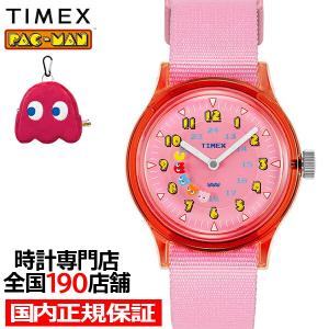 TIMEX タイメックス PAC-MAN パックマン コラボレーションモデル キャンパー TW2V93900 メンズ レディース 腕時計 クオーツ 電池式 ピンク｜theclockhouse