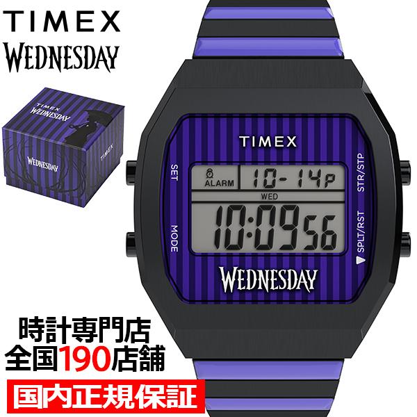 タイメックス T80 ウェンズデー コラボレーションモデル TW2Y19500 メンズ レディース ...