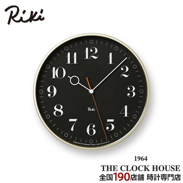 リキ リング クロック 掛時計 ブラック シンプル WR20-05BK RIKI RING CLOC...