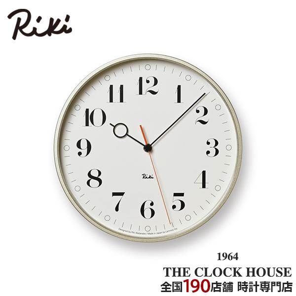 リキ リング クロック 掛時計 ホワイト シンプル WR20-05WH RIKI RING CLOC...