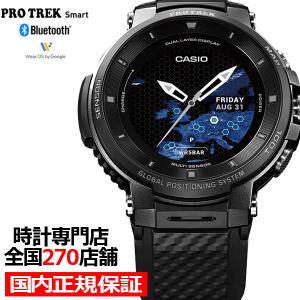 プロトレック スマート WSD-F30-BK メンズ 腕時計 デジタル ブラック スマートウオッチ GPS 登山 国内正規品 カシオ