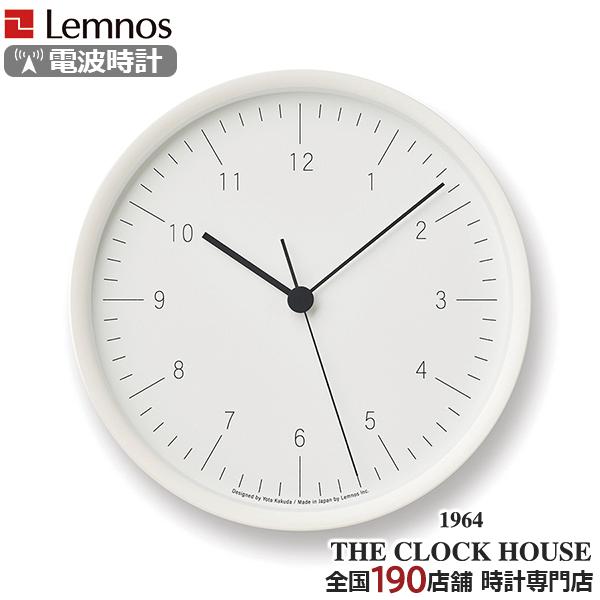タカタレムノス 掛け時計 カーサ シティポップ 電波 クオーツ 電池式 ホワイト スイープセコンド ...