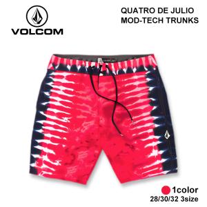 ＼★2023年新作★／ Volcom/ボルコム VOLCOM QUATRO DE JULIO MOD-TECH TRUNKS - RED｜thefirstsnow