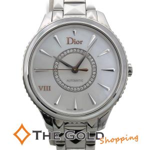 クリスチャンディオール オン・ユイット CD153512 並行 ダイヤ シェル Chiristian Dior 腕時計 レディース ウォッチ女性用 中古｜thegoldshopping