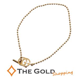 グッチ GG モチーフ ブレスレット ボールチェーン イエローゴールド Au750 GUCCI ブレスレット・バングル【中古】｜thegoldshopping