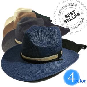 150遮光マニッシュタレ付き 麦わら帽子 メンズ おしゃれ
