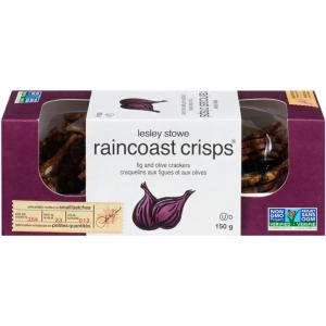 菓子 レインコースト イチジク＆オリーブ 150g 　クラッカー raincoast crisps おつまみ カナッペ ブルスケッタ レインコーストクリスプ