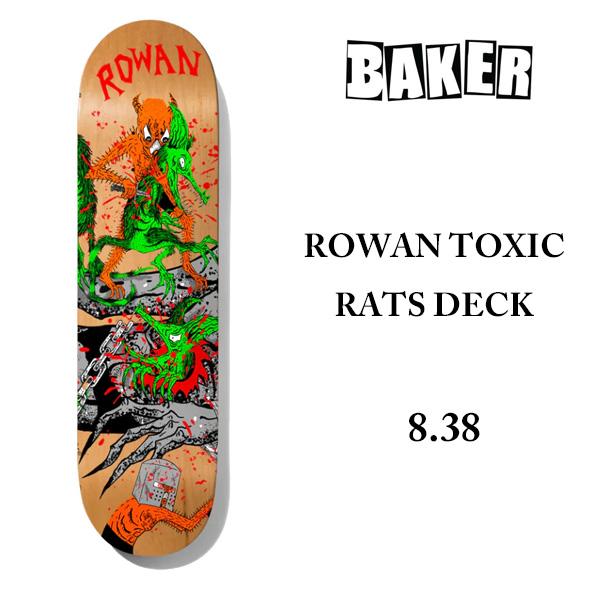 BAKER デッキ　【 8.38インチ 】 BAKER SKATEBOARDS ROWAN TOXI...