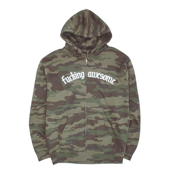 FUCKING AWESOME ファッキンオーサム ジップアップ フーディー パーカ　Blackle...