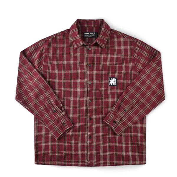 FORMER シャツ 長袖 チェック フォーマー　REYNOLDS FLANNEL LS SHIRT...