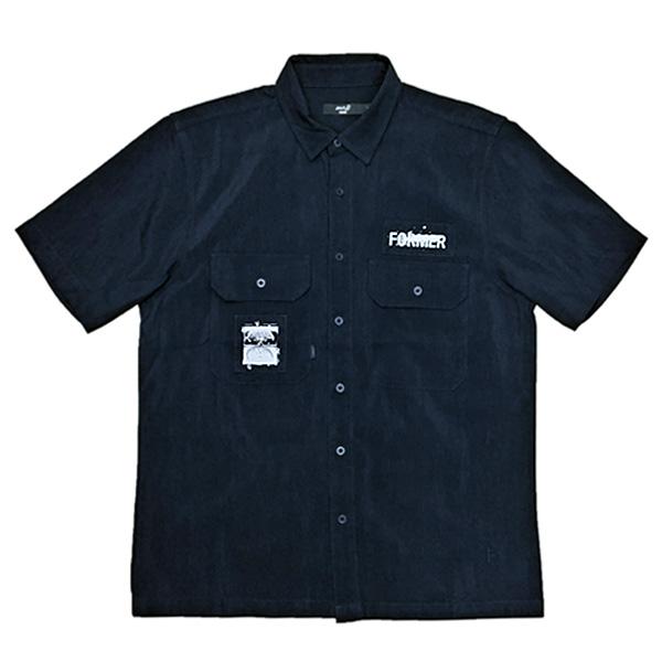 FORMER ワーク シャツ 半袖 フォーマー　FORMER SCRATCHED SS WORK S...