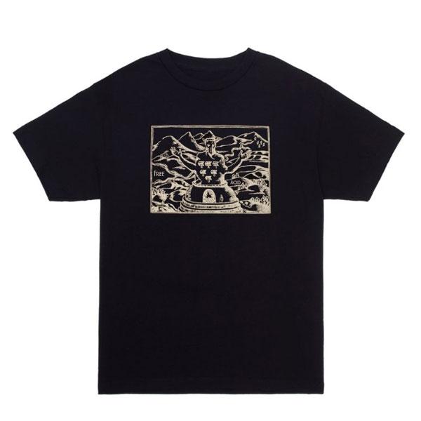 GX1000 Tシャツ 半袖 ジーエックスセン 黒　Free Acid Tee （Black）
