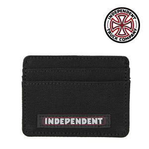INDEPENDENT アクセサリー　INDEPENDENT Bar Logo Card Holder Wallet （Black） カードホルダー インディペンデント｜theitaya