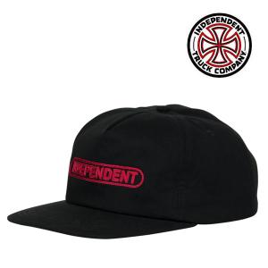 INDEPENDENT キャップ　INDEPENDENT Baseplate Snapback Unstructured Mid Unisex （Black） インディペンデント｜theitaya