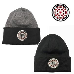 インディペンデント independent クロス キャップ ネイビー ニット帽 INDEPENDENT TRUCK COMPNY インディペンデント INDEPENDENT BAR LOGO