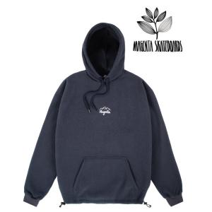 フリース パーカ メンズ マジェンタ MAGENTA SKATEBOARDS MTN FLEECE HOODIE （DARK NAVY）