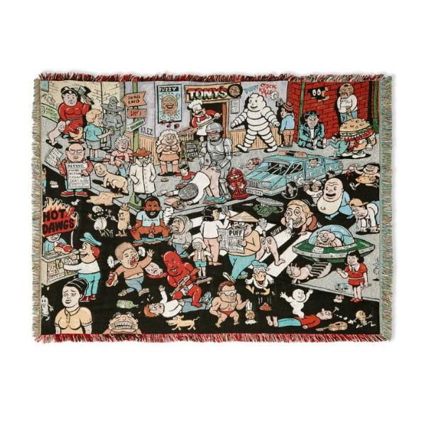 POLAR SKATE CO ブランケット ポーラー　Throw Blanket  Street C...