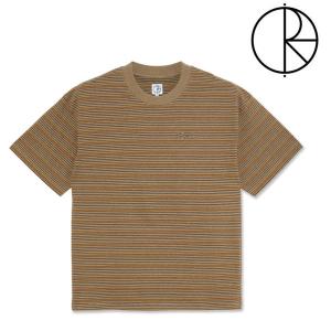 SALE POLAR SKATE CO Tシャツ　Polar Skate Co. | polar skateboard STRIPE SURF TEE （CAMEL） 半袖 ポーラー
