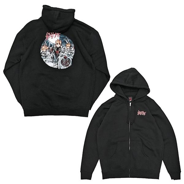 SPITFIRE WHEELS パーカー スピットファイア 黒 UNDEAD ZIP HOODIE ...