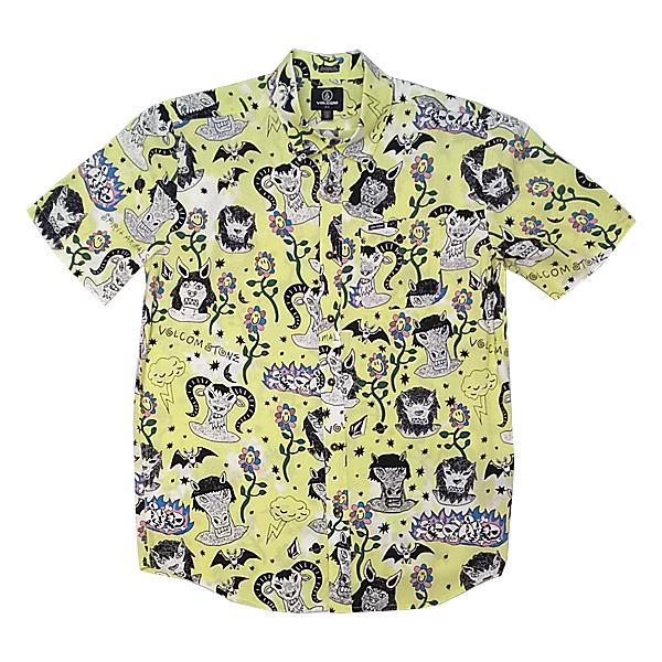 SALE VOLCOM シャツ 半袖 ボルコム メンズ　SURF VITALS OZZY WOVEN...