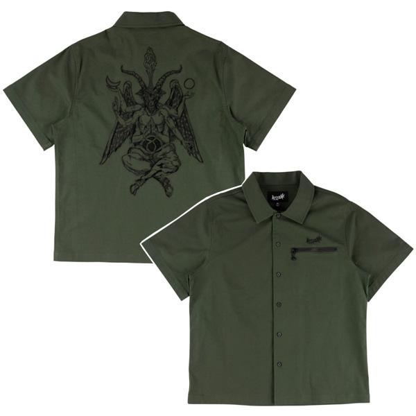 WELCOME SKATEBOARDS シャツ ウェルカム 半袖　ALTAR EMBROIDERED...