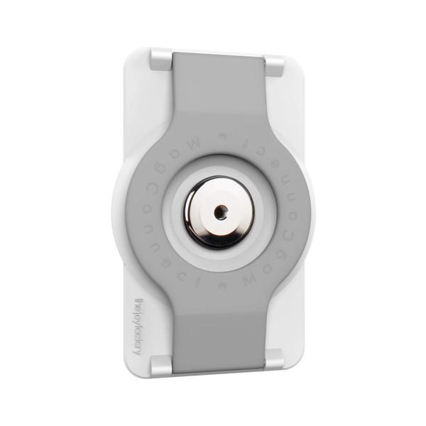 aXtion VHB MH粘着式モジュール（ハンドストラップ付）白 フラットな背面 タブレットケース...