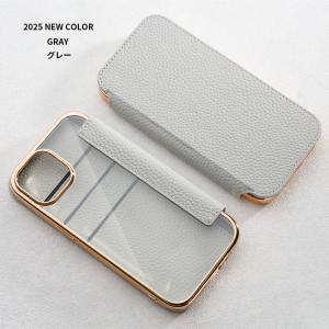 背面クリア 手帳型 iPhone17 16 1...の詳細画像1