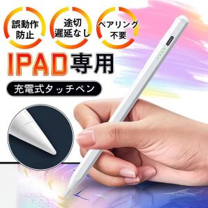 タッチペン iPad ペンシル スタイラスペン 極細ペン先 高感度高精度 傾き検知 磁気吸着 バッテリー残量表示 USB充電式 スマホ タッチペン｜thekim