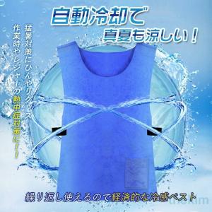 クールベスト 冷える 男女 夏 介護 クール 冷感 爽快ベスト 空調服 冷却 作業服 涼しい ひんやり 涼感 災害 現場 工事 猛暑対策 熱中症 快適｜thekim