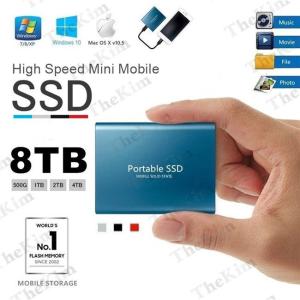 新型追加 外付けSSD ポータブルSSD 4TB 8TB 外付けハードディスク 500GB 超小型 超高速 ハードディスク Type-C 対応 スマホ互換可 耐衝撃