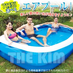 エアプール 空気入れ ビニールプール 水遊び 大型