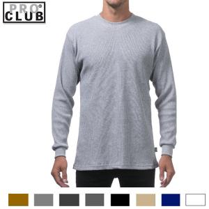 【大きいサイズ2XL-4XL】プロクラブ PRO CLUBサーマル 長袖 Tシャツ Long Sleeve Thermal Tee:115｜thelargestselection