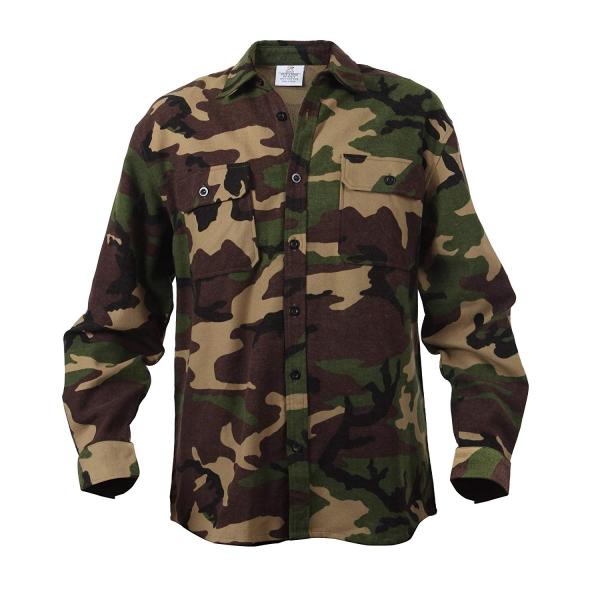 Rothco Extra Heavyweight Camo Flannel Shirts（ロスコ迷彩...