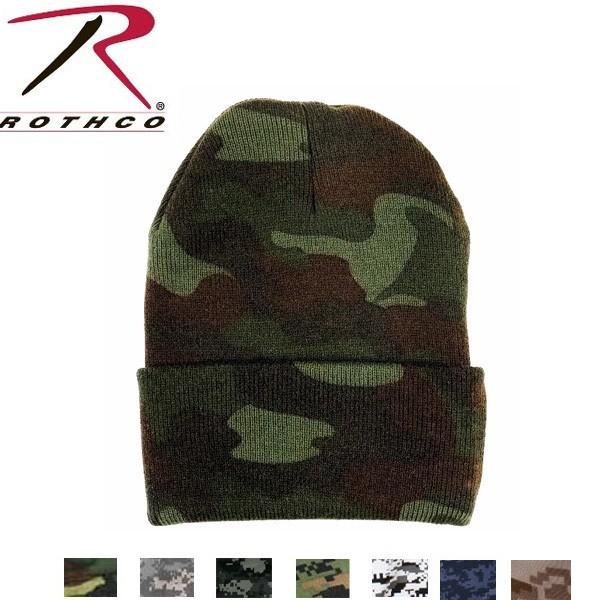 ロスコ 迷彩 ニット キャップ Rothco Deluxe Camo Watch Cap 5702他...