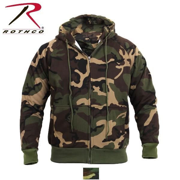 Rothco ロスコ 迷彩 カモ スウェット ジップ パーカー 6262 ビッグサイズ