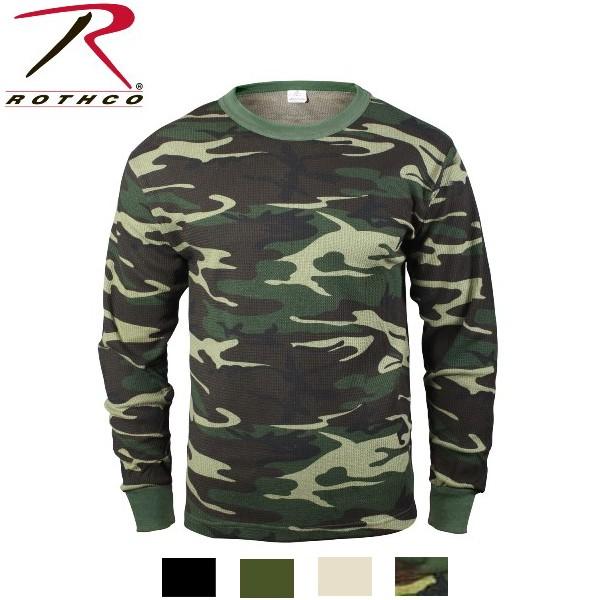 【ビッグサイズ】  ロスコ サーマル ロングスリーブTシャツRothco Thermal Knit ...