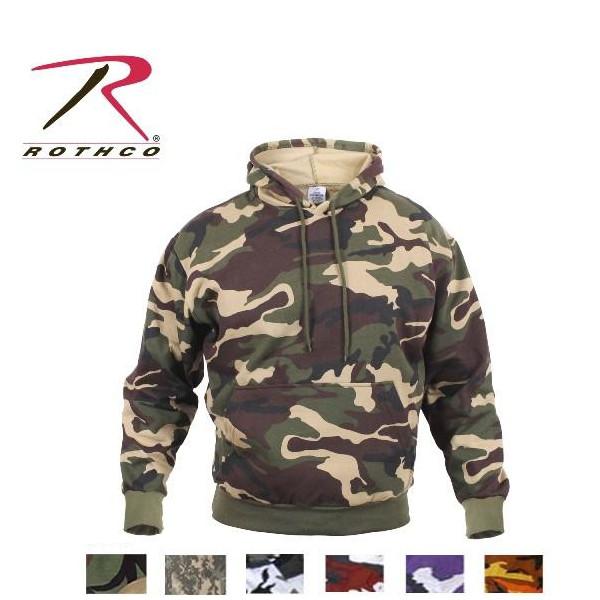 【ビッグサイズ】ロスコ Rothco 迷彩 カモ スウェット フード パーカー 6590/6595（...