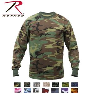 SALE【訳有】Rothco Long Sleeve Camo T-Shirt（ロスコ カモ ロングスリーブTシャツ）6778他(14色）｜thelargestselection