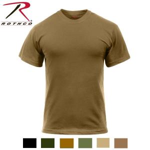 ロスコ無地TシャツRothco solid 100% Cotton T-Shirt6989他(6色）