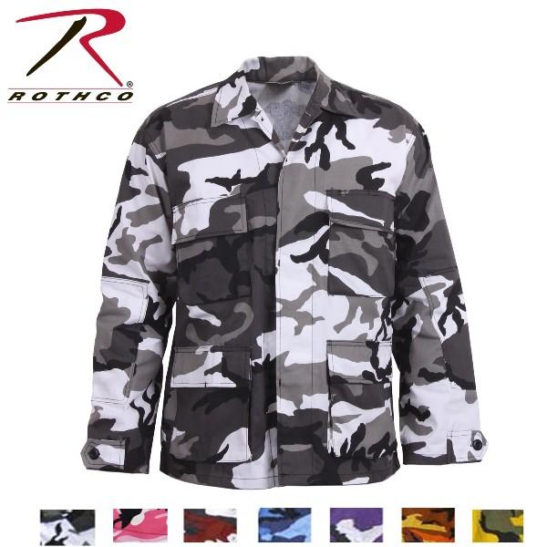 ロスコカラーカモBDUシャツジャケット/Rothco Color Camo BDU Shirt/88...